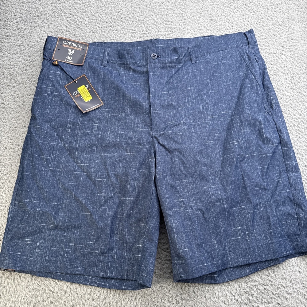 Daniel Cremieux Performance Golf Shorts Mens 40 x 9 Poly/Spandex Stretch Casual